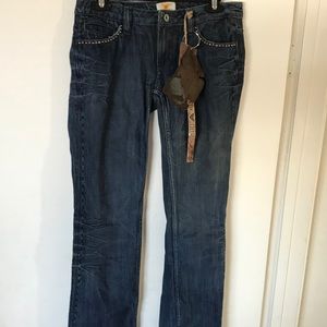 NWT Antik Denim jeans studded pockets boot cut